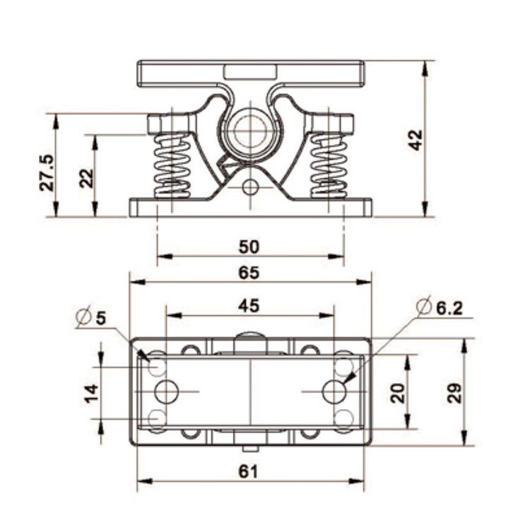 Ingebouwde heavy-duty stekkergesp-C9301-5