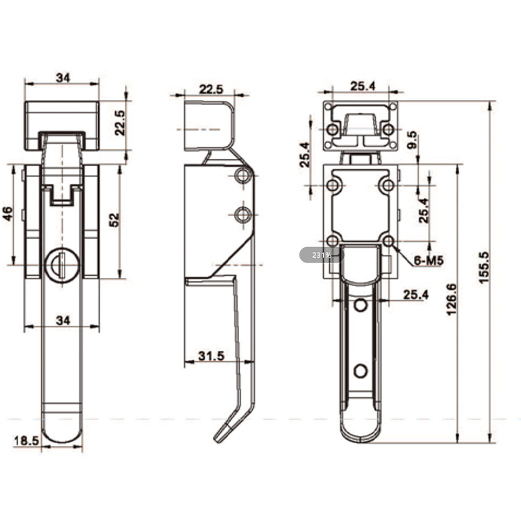 Push-type aanhaalgesp-C9401-1