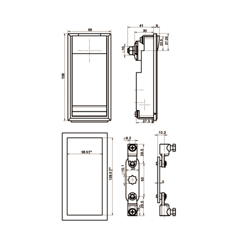 Hangslot Type Box Change Lock-A7801-1