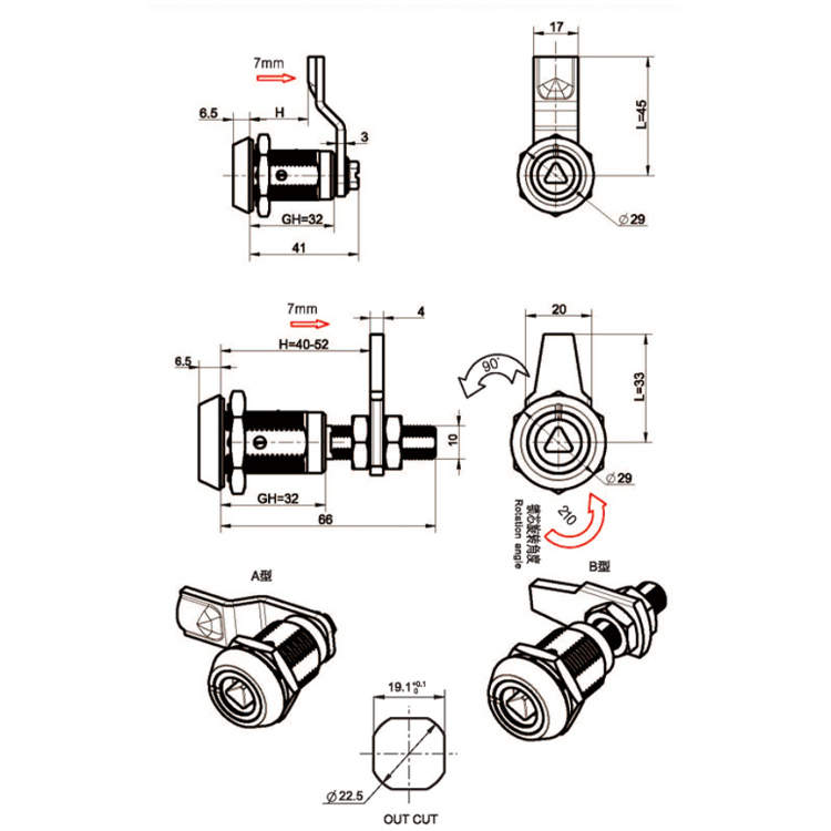 Gereedschapstype Compressieslot-A6082