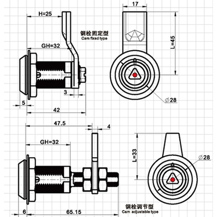 Anti-tamper tool type compressieslot-A633