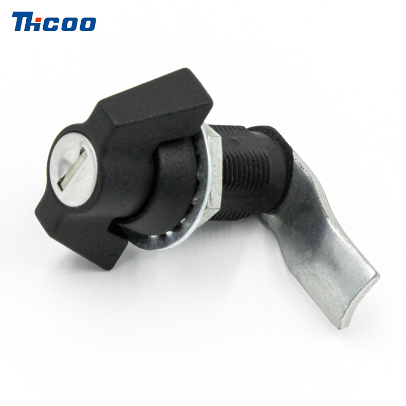 Type handgreep nokkenslot, zwart, met slot Core-A6091-1111